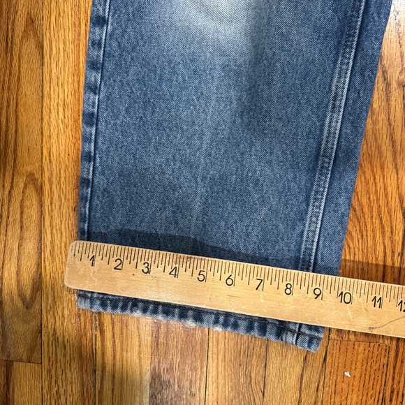 Free People Jeans Womens 28 Deep Trance Dropped Boyfriend Wide Leg We The Free - Picture 10 of 10